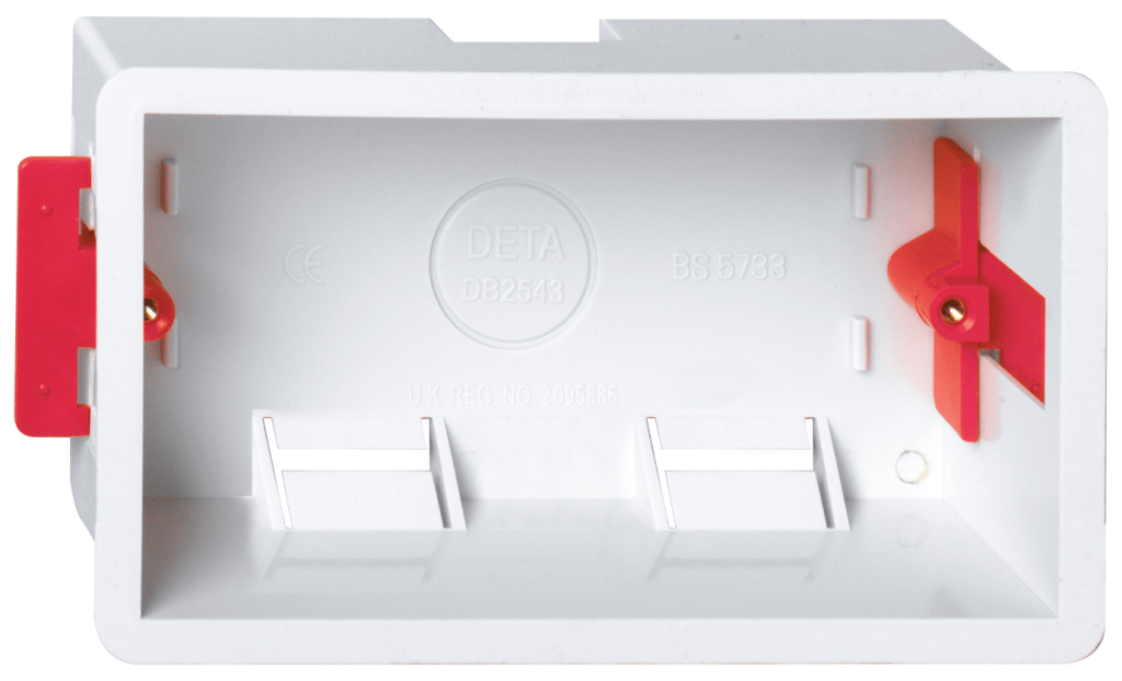 Deta 2 Gang 35mm Dry Lining Box - DB2541 – ledbulbs.co.uk