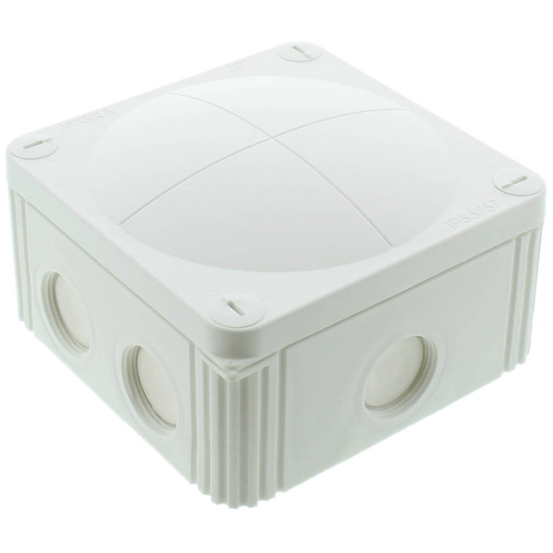 Wiska COMBI 607/5 Waterproof junction Box White - 10110092, Image 1 of 1