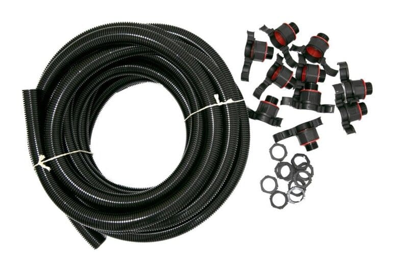 Wiska Brace Flexible Conduit Kit IP68 PA6 BC Kit 5 Contractor Pack Black - 10110316, Image 1 of 1