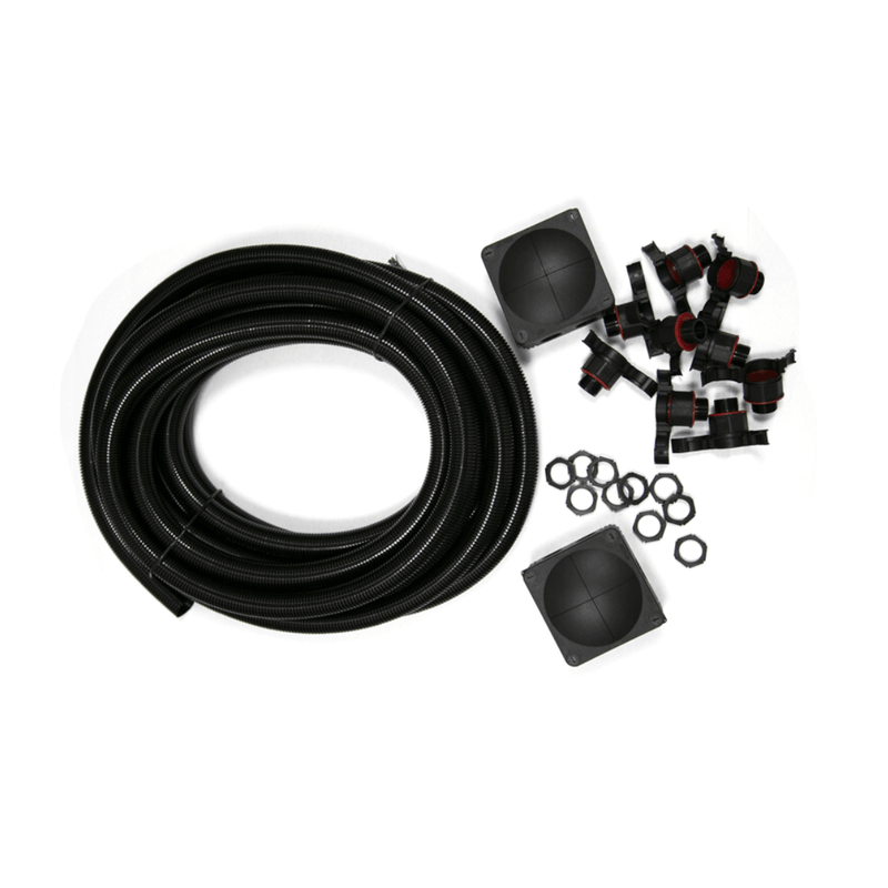 Wiska Brace Flexible Conduit Kit IP68 PA6 BC Kit 3 Contractor Pack Black - 10110317, Image 1 of 1