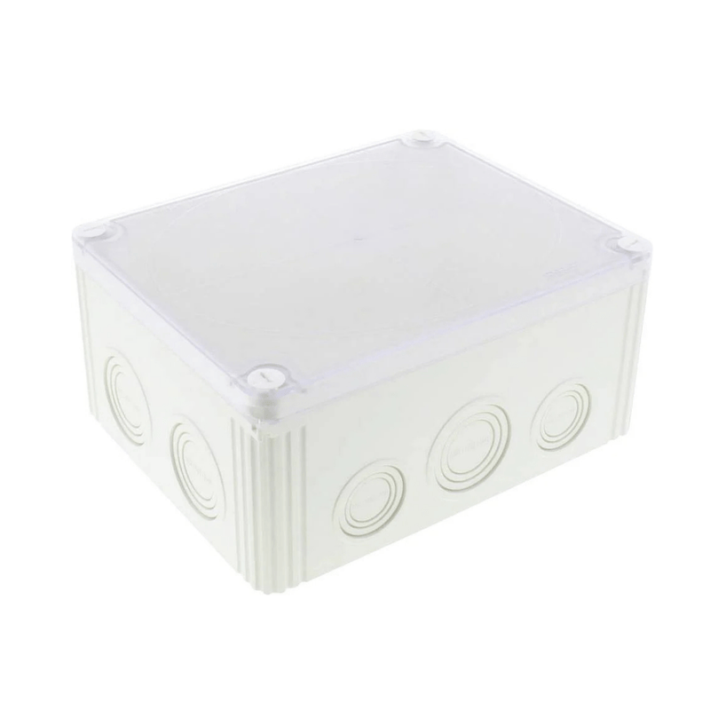 Wiska COMBI 1610/Clear/3 IP66 Junction Box With 3-Pole 16mm² Terminals White - 10110746, Image 1 of 1