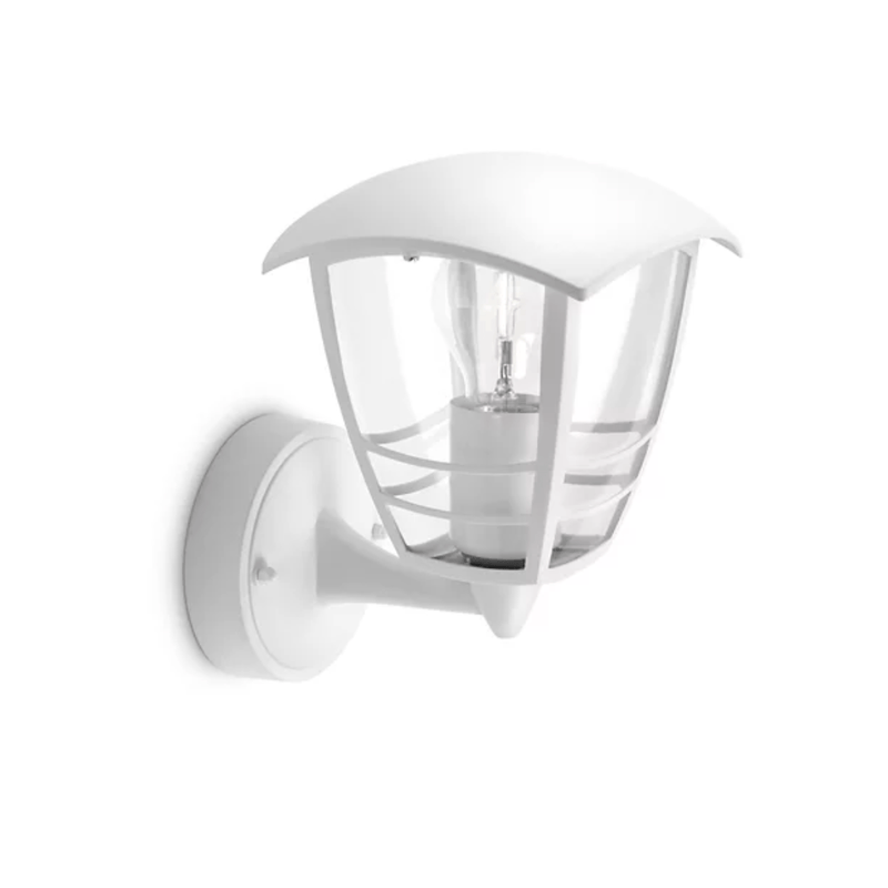 Philips Creek Wall Lantern White 1x60W 230V (up) - 915002789602 - 153803116, Image 1 of 3