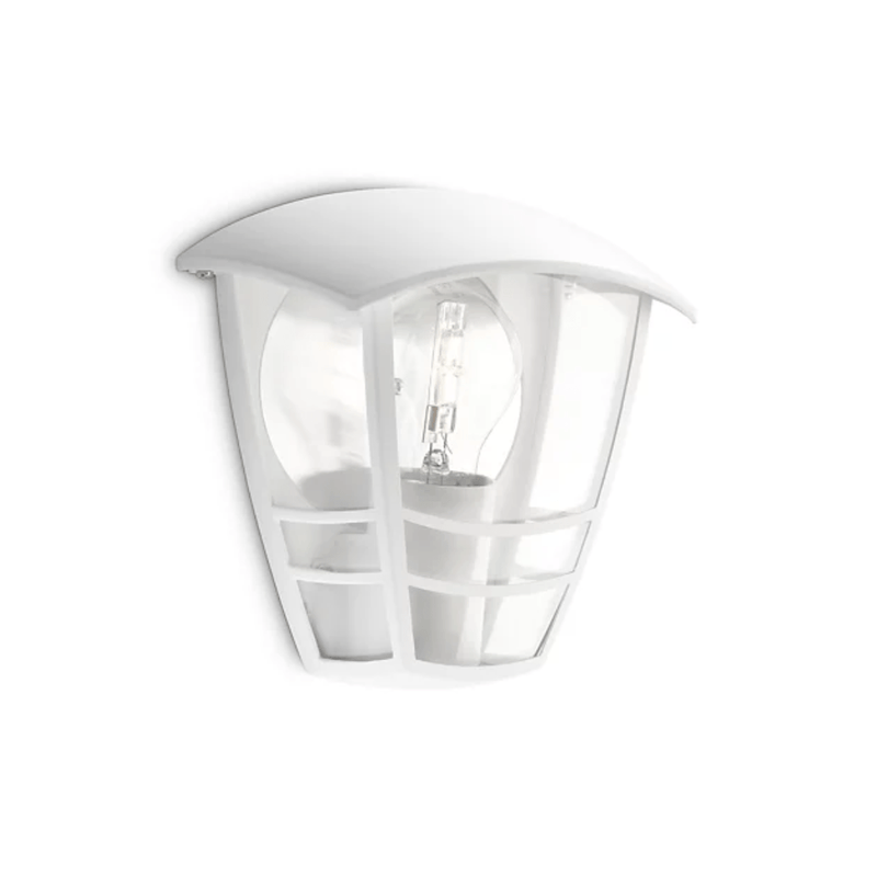 Philips Creek wall lantern white 1x60W 230V (wall) - 915002790402 - 153873116, Image 1 of 3