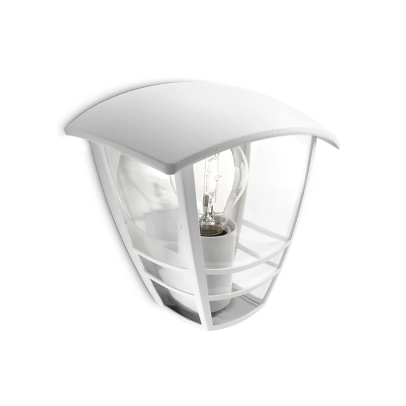 Philips Creek wall lantern white 1x60W 230V (wall) - 915002790402 - 153873116, Image 2 of 3