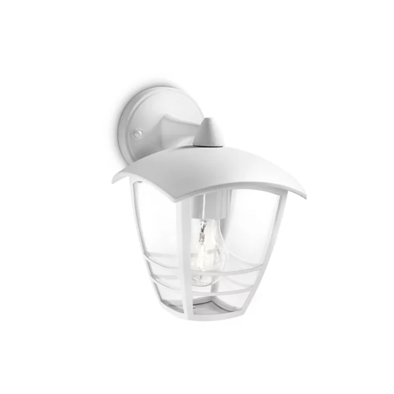 Philips Creek Wall Lantern White 1x60W 230V (down) - 915002790002 - 153813116, Image 1 of 3