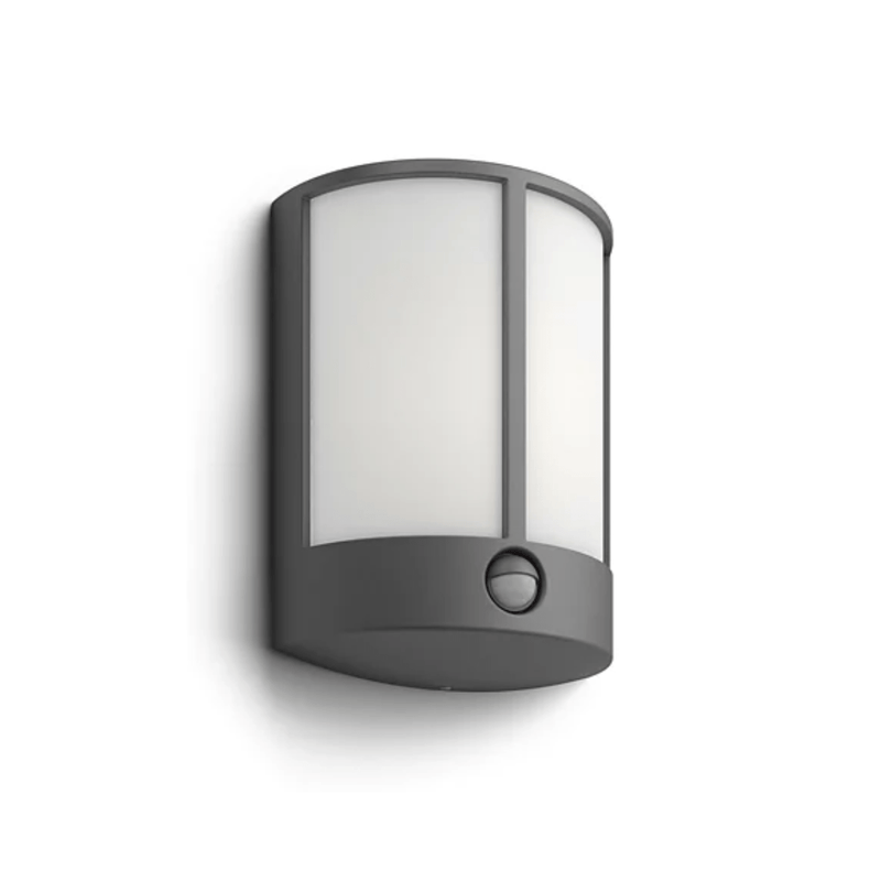 Philips Stock IR Wall Lantern Anthracite 1x6W - 915005194501 - 164659316, Image 1 of 3