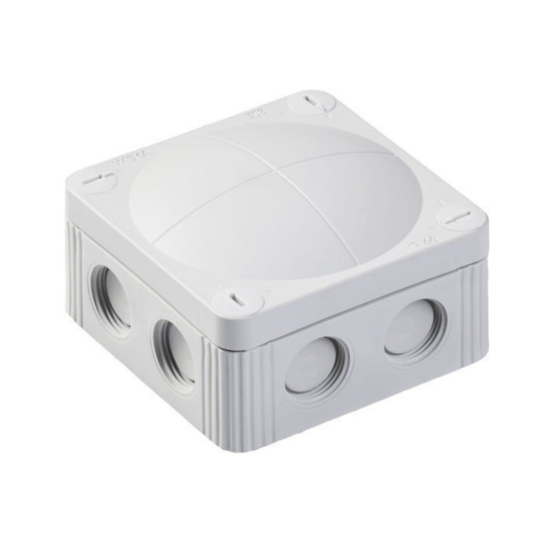 Wiska COMBI ACE Kit 308/5 Pole Junction Box IP66/67 32A with earthing clamps Grey - 308/5/EC/G, Image 1 of 1