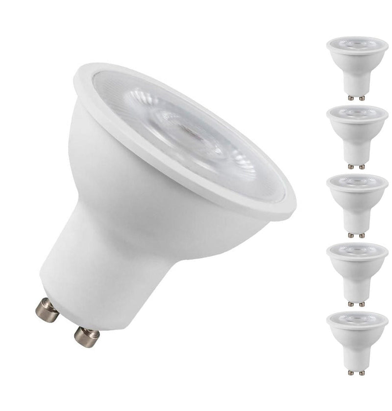 Megaman 4.2W Pack of 5 LED GU10, Warm White, Image 1 of 2