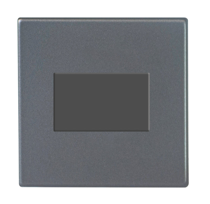 Hamilton Hartland G2 10A 1 Gang Screwless TP Fan Isolator Switch - Anthracite Grey with Grey Inserts  - 7G2ATPQG-QG, Image 1 of 1