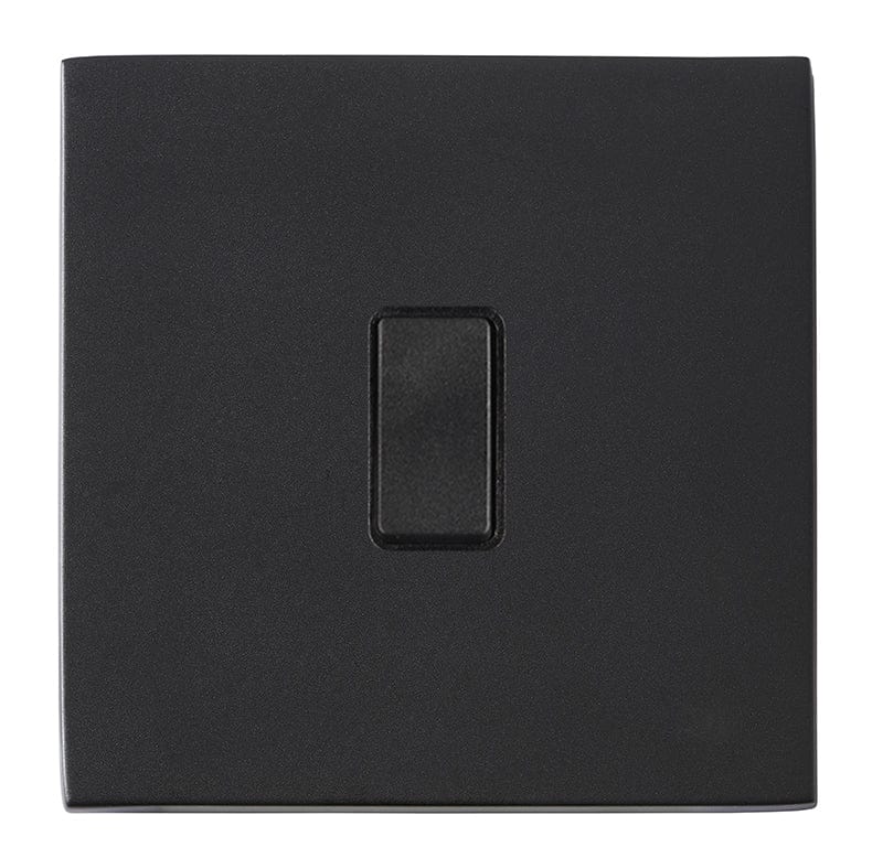 Hamilton Hartland G2 10A 1 Gang 2 Way Screwless Light Switch - Matt Black  - 7G2MBR21BL-B, Image 1 of 1