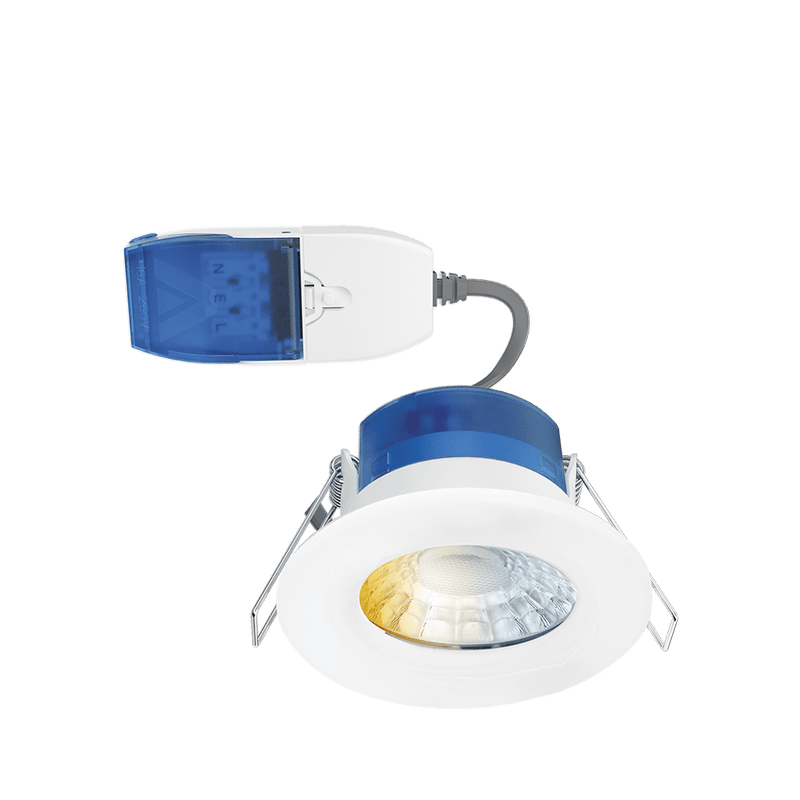 Aurora R6 6W Dimmable IP65 CCT Downlight 3000/4000/5700K - White - AU-R6CSFF, Image 1 of 1