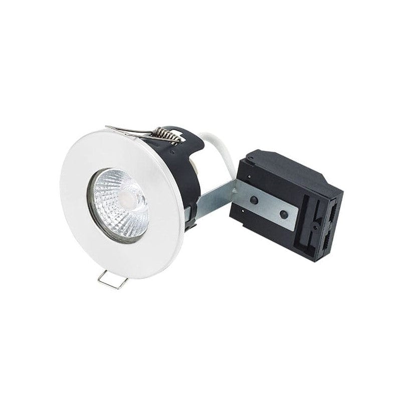 Bell Lighting Fire Rated MV-LV Showerlight - Matt White - BL10666, Image 1 of 1