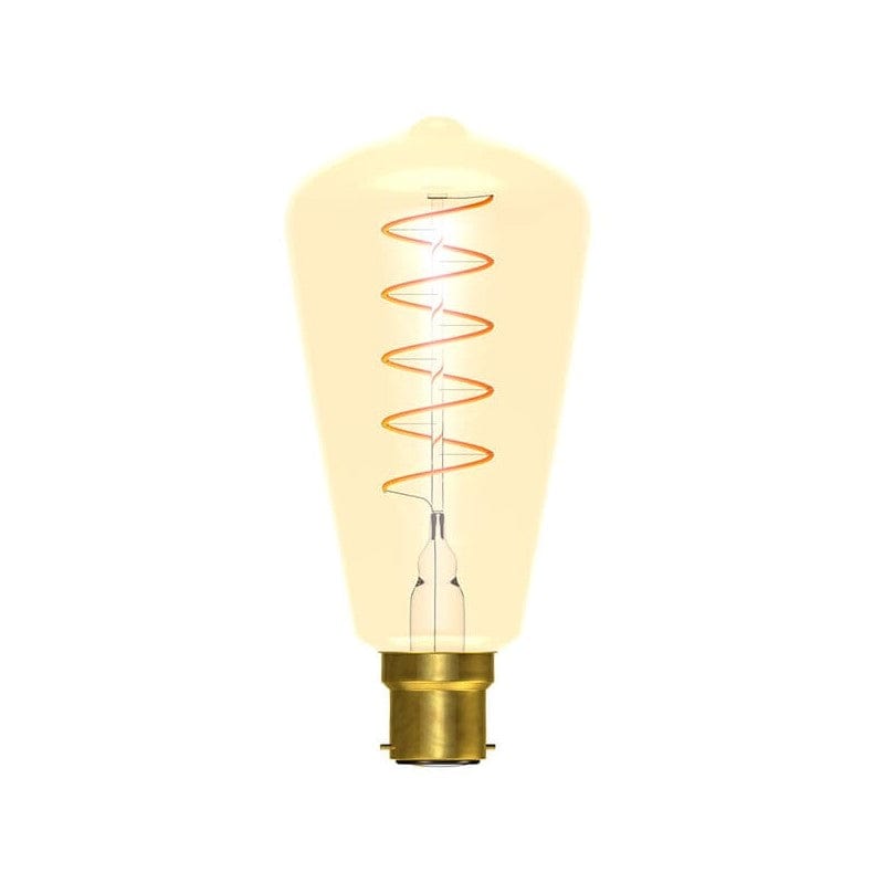 Bell Lighting 4W LED Vintage Soft Coil Vertical Filament Squirrel Cage BC Amber 1800K - BL60018, Image 1 of 1