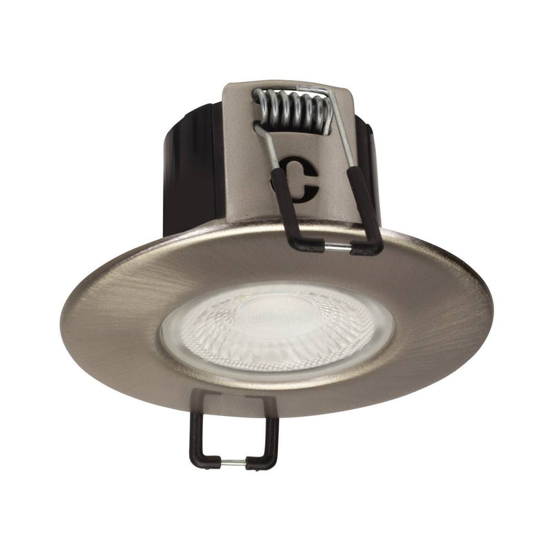 Collingwood H2 Lite 4.3W LED Downlight Cool White, Brushed Steel, Image 1 of 6