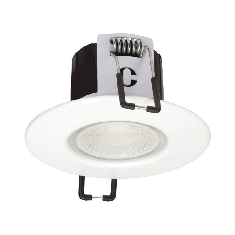 Collingwood H2 Lite 4.3W LED Downlight Cool White, Matt Black, Image 1 of 6