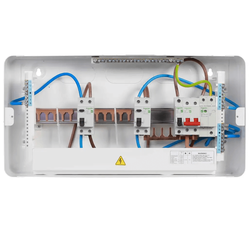 Schneider Easy9 3+5+5 Dual 100A RCD Single Phase Consumer Unit - EZ9ESL3R5R5CMCU, Image 2 of 2