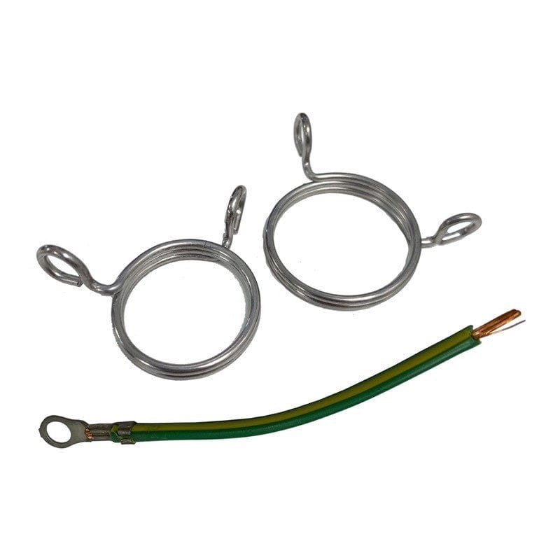 Wiska COMBI Earthing Springs c/w Earth Leads & Screws Steel - E-SPRING25, Image 1 of 1