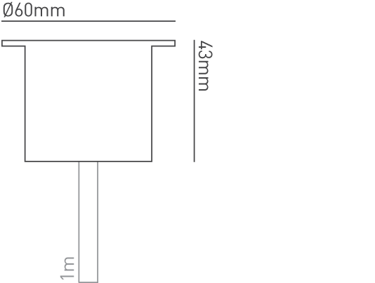 Collingwood Ground light with 1W white LED. - GL016FNW, Image 4 of 4