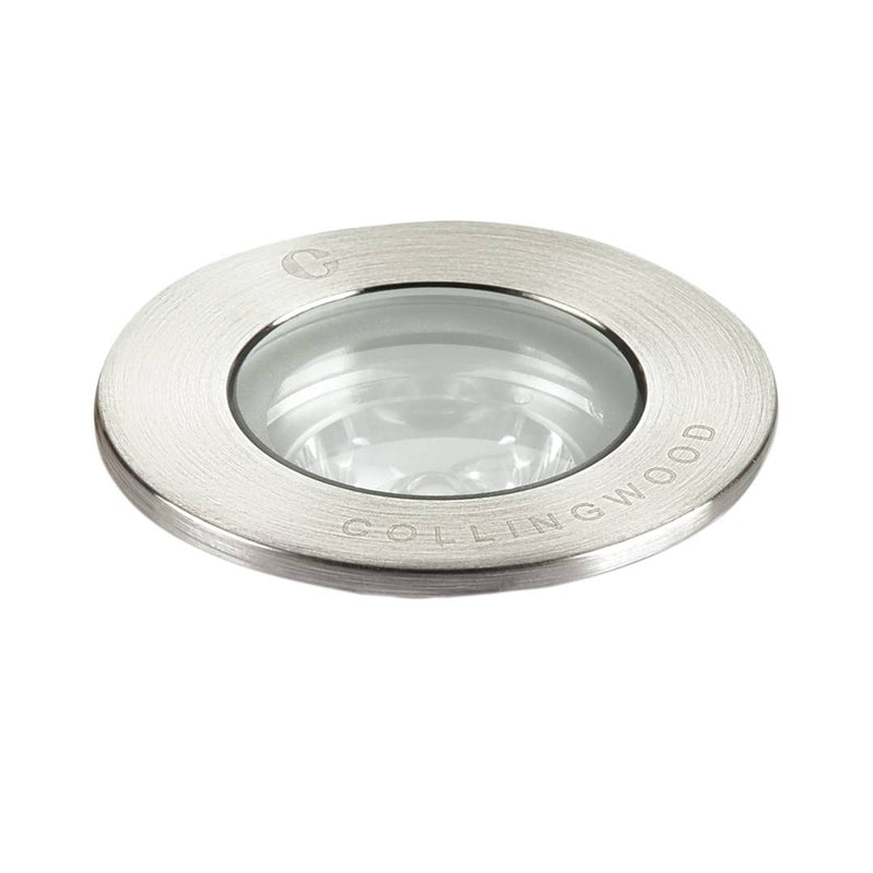 Collingwood Low Profile 38 Degree Stainless Steel Ground Light with 1w Warm White LED - GL019FWARMWHITE, Image 3 of 6