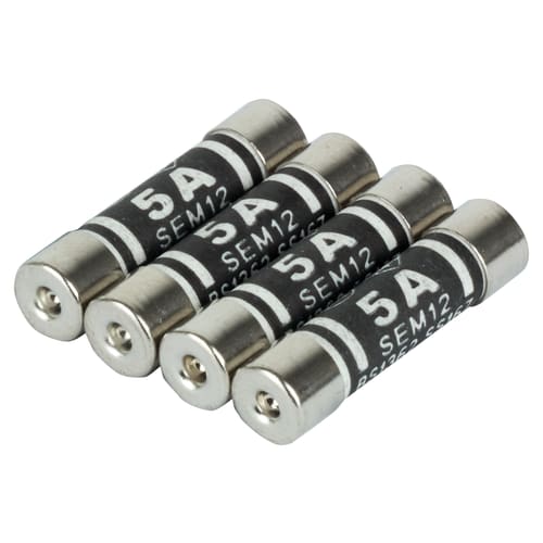 Deta 5A Fuses Card (Pack of 4) - SP0053, Image 1 of 1