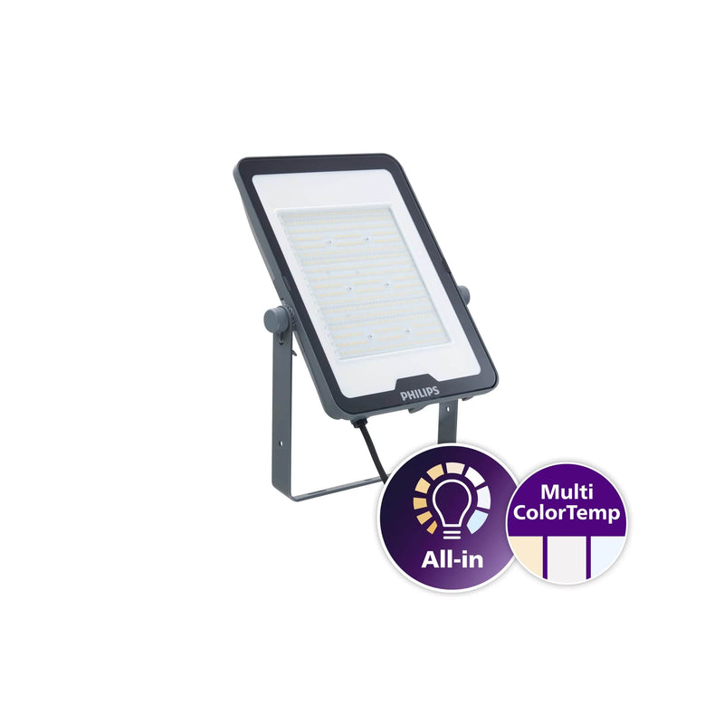 Philips Ledinaire Gen3 135W IP65 Asymetric Floodlight Black, Colour Selectable, Image 1 of 1