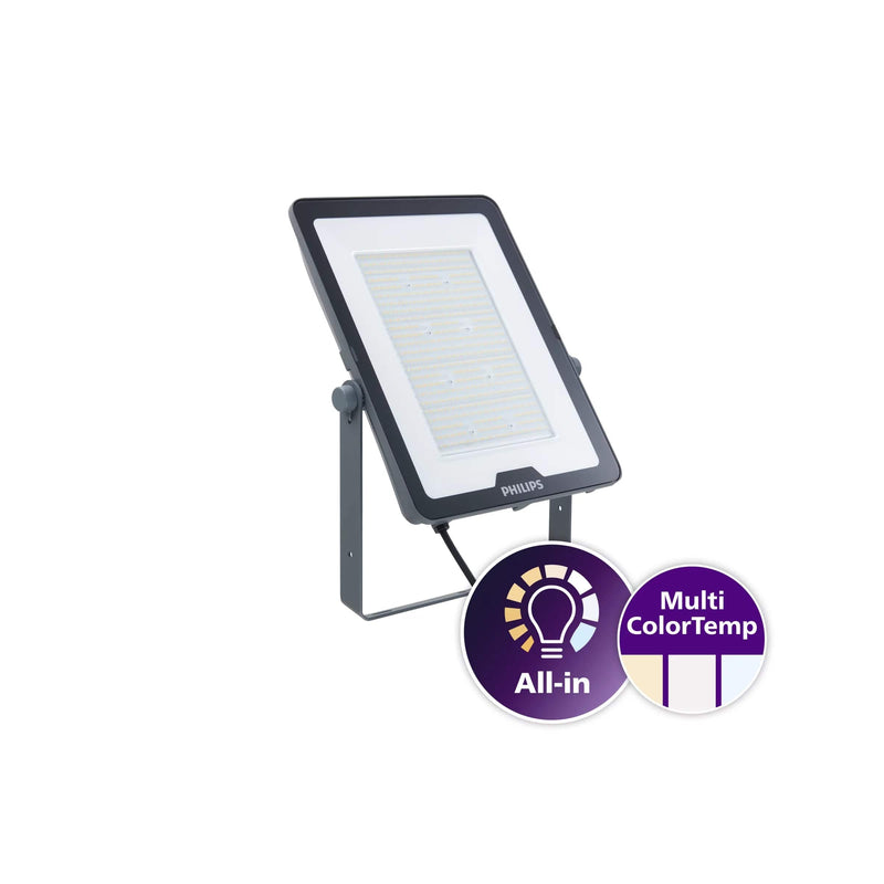 Philips Ledinaire Gen3 180W IP65 Asymetric Floodlight Black, Colour Selectable, Image 1 of 1