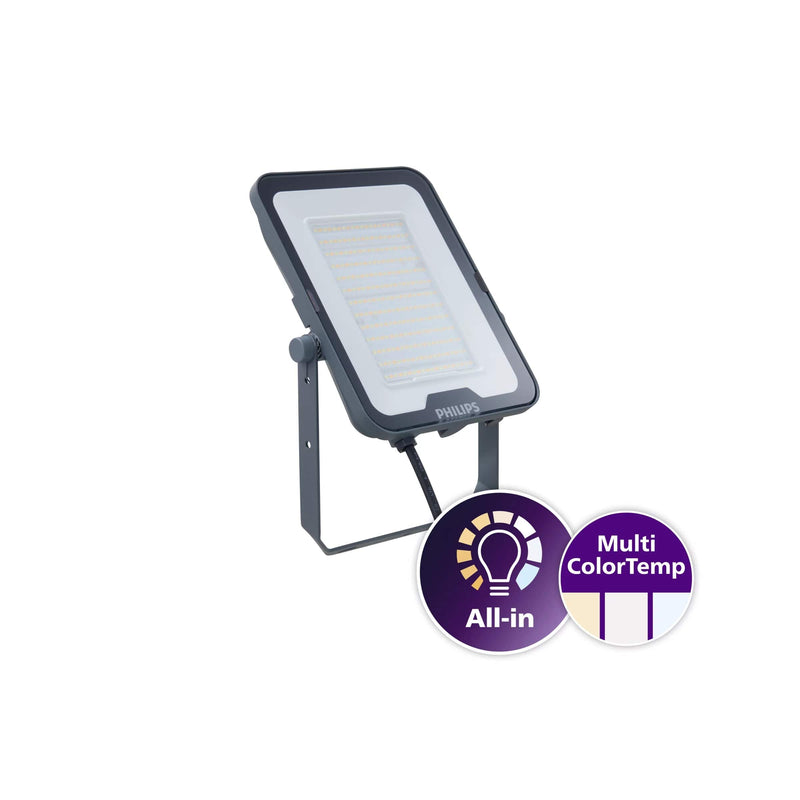 Philips Ledinaire Gen3 90W IP65 Asymetric Floodlight Black, Colour Selectable, Image 1 of 1