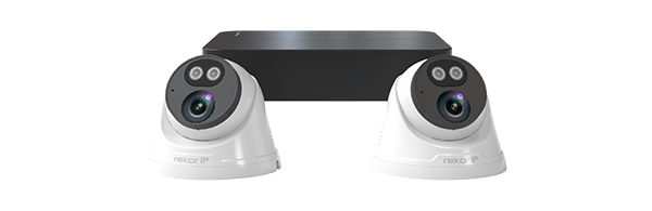 ESP Rekor 24/7 Rekor IP 24/7 IP Poe 2MP 4CH 2 Camera Dome Kit 1TB White - RC24KD2W, Image 1 of 1