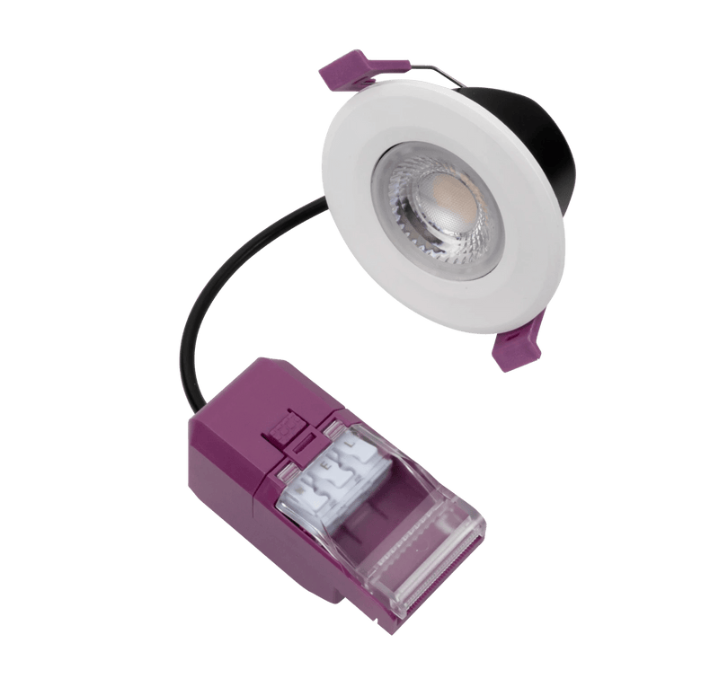Robus Triumph Express 4.2W - 6W Tilt Multi Wattage Downlight, Colour Temperature Adjustable - RTETX-01, Image 1 of 1