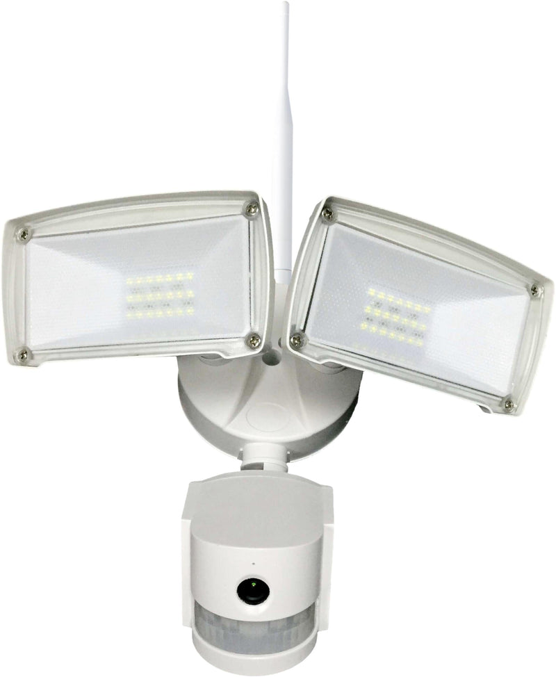 ENERJ Smart 1080p LED Floodlight Camera Wired, White - SHA5210, Image 1 of 6