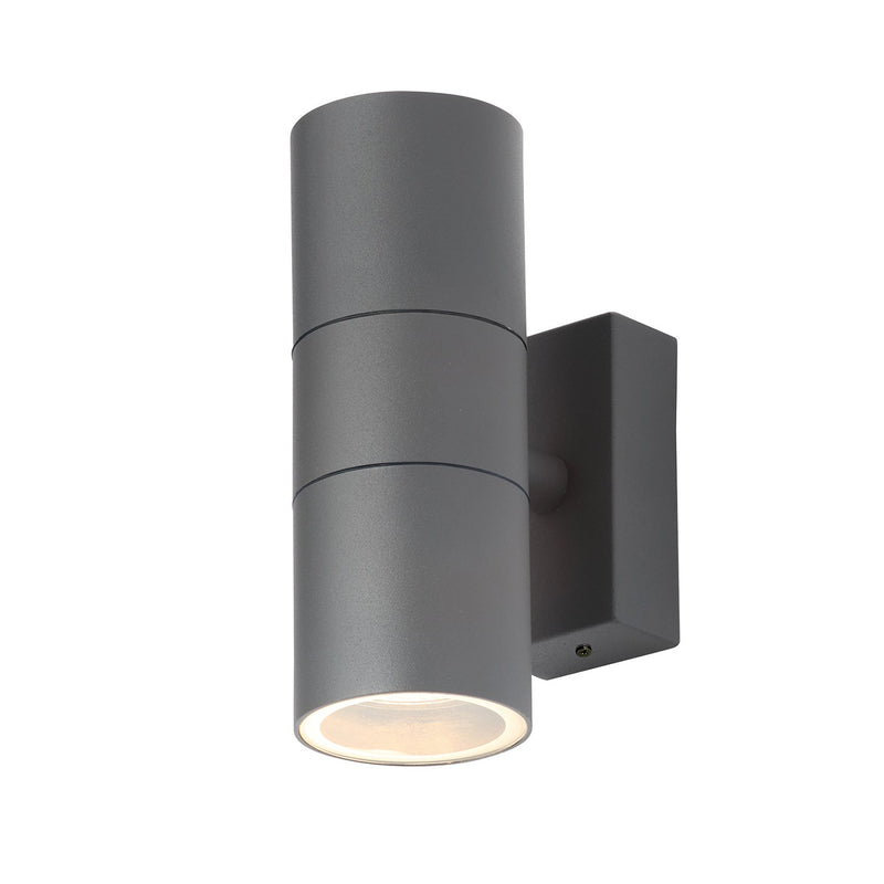 Forum Leto Wall GU10 Up/Downlight IP65 - Black - ZN-20941-Anth, Image 1 of 1