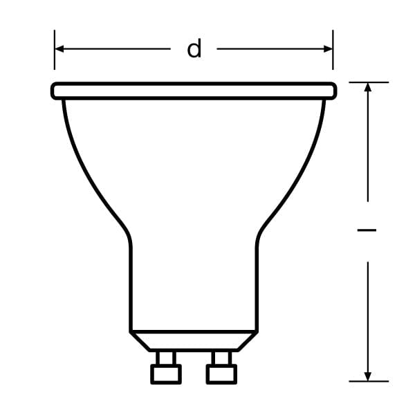 Ledvance 6.9W Value GU10 , Daylight 120� - 198913, Image 2 of 2