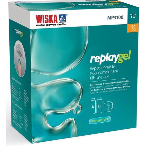 Wiska Replay gel Silicone IP68 Insulator Kit 2x 500ML - MP0100R, Image 1 of 1