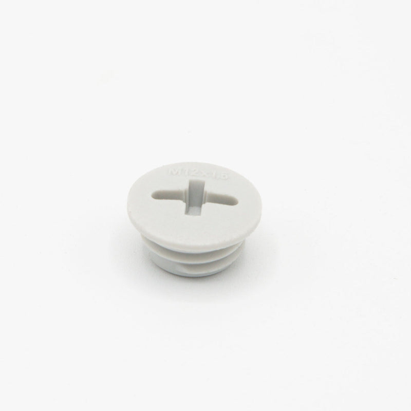 Wiska SPRINT EVSG M12 Plastic Metric Threaded Stop End Light Grey - 10060624, Image 1 of 1