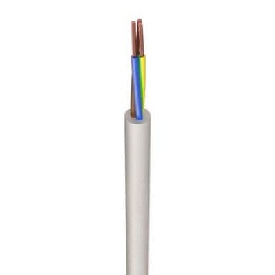 Jaylow 3183Y 1.5mm² 3 Core Flex White 50m Drum - 3183Y1.5WH-50, Image 1 of 1