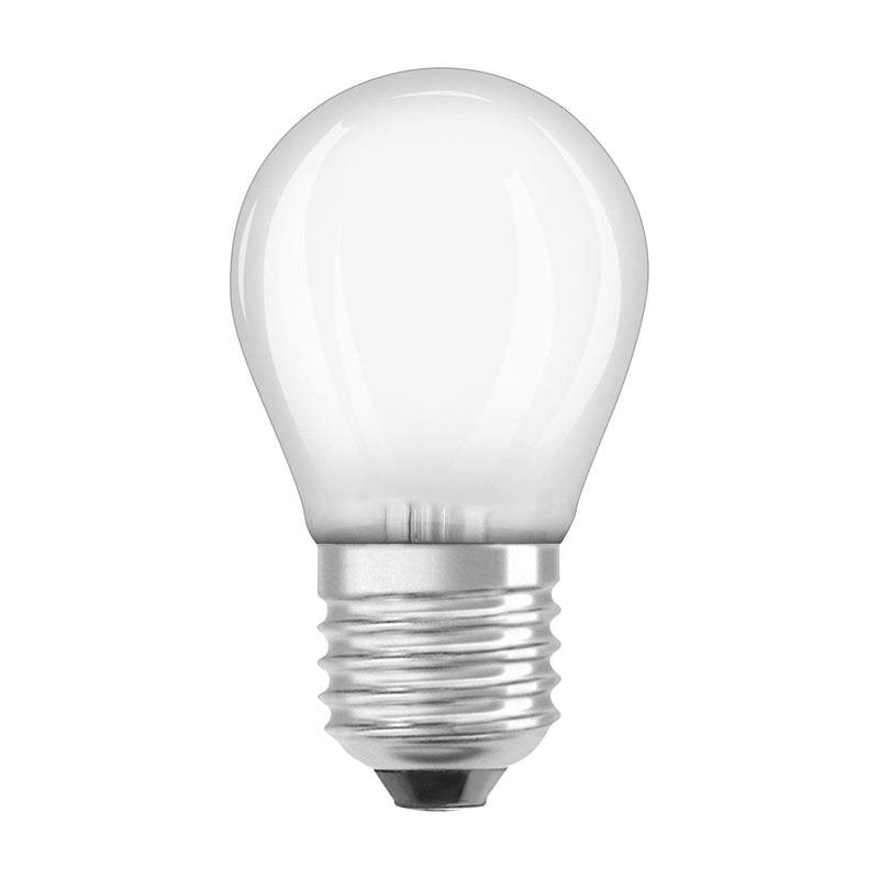 Osram 4.5W Parathom Frosted LED Golf Ball ES/E27 Dimmable Very Warm White - 288201-438897, Image 1 of 2