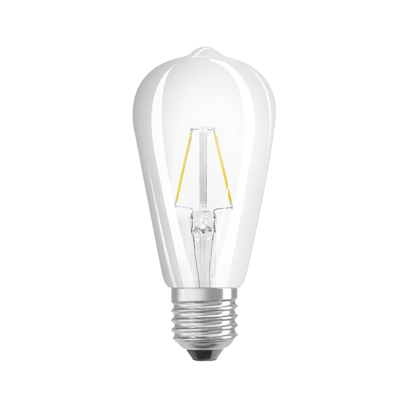 Osram 7W Parathom Clear LED Edison Bulb GLS ES/E27 Very Warm White - 972834, Image 1 of 2