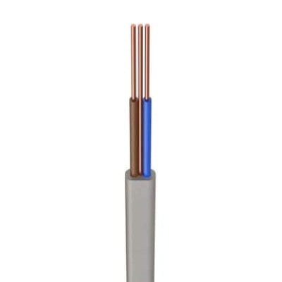 Jaylow 6242Y 1.0mm² 2-Core Twin and Earth Cable Grey 100m Drum - 6242Y1.0GR-100, Image 1 of 1