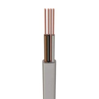 Jaylow 6243Y 1.0mm² 3 Core and Earth Cable Grey 25m Drum - 6243Y1.0GR-25, Image 1 of 1