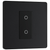 BG Evolve Matt Black 200W Single Touch Dimmer Switch 2-Way Secondary - PCDMBTDS1B