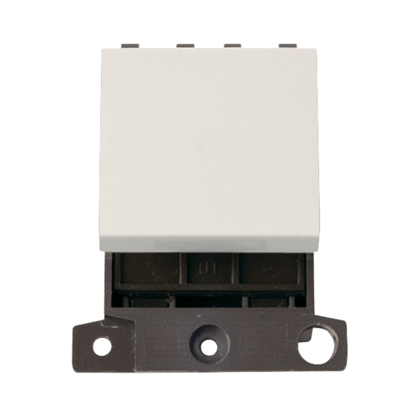 Click Scolmore MiniGrid 20A Double-Pole Switch Wine Cooler Switch White - MD022PW-WC, Image 1 of 1