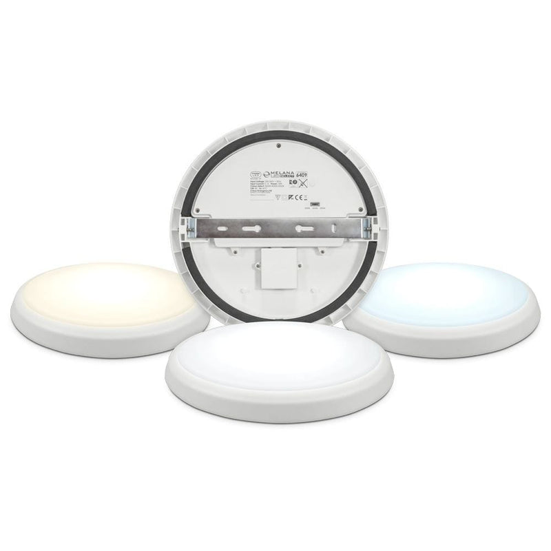 Crompton Phoebe LED -  Melana Colour Change 300mm Round Ceiling Light CCT EM, Image 1 of 1