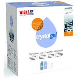 Wiska CrystalGel 2 x 0.5l Transparent Crystal Insulating Gel & 2 Components Silicone Gel - MP0100C, Image 1 of 1