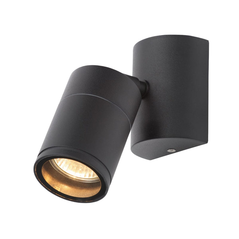 Forum Lighting Islay 1 Light Adjustable Spotlight Wall Light - Black - CZ-29321-BLK, Image 1 of 1