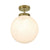 Forum Porto G9 Semi-Flush Wall Lamp - Brass - SPA-31309-BRS