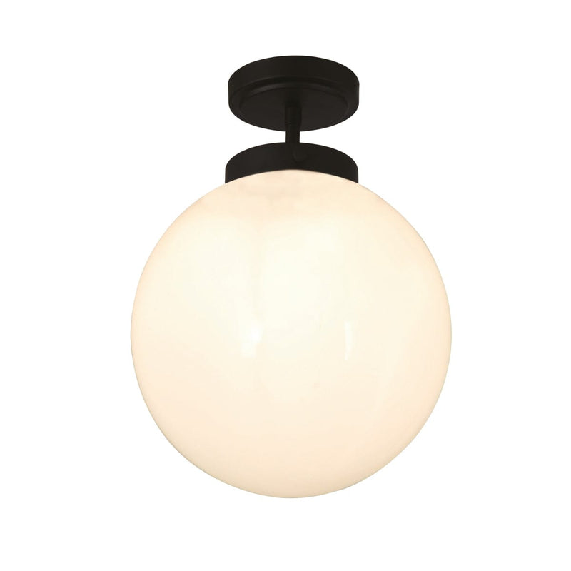 Forum Porto G9 Semi-Flush Wall Lamp - Matt Black - SPA-31309-MBLK, Image 1 of 1