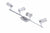 Forum Felix Bubble 20W 4 Light Bar Ceiling Light - Chrome - SPA-31780-CHR