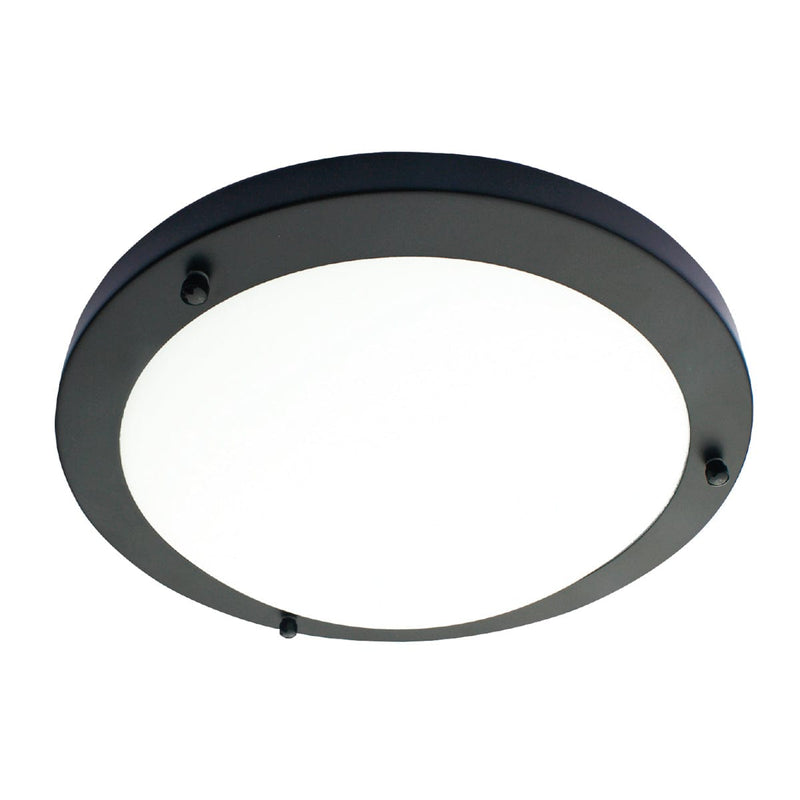 Forum Delphi 12W 180mm LED Bathroom Light 4000K - Satin Black - SPA-34046-SBLK, Image 1 of 1