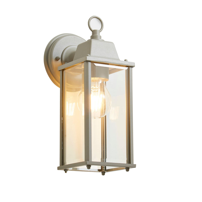 Forum Ceres Bevelled Glass E27 Lantern - Grey - ZN-20955-DOVG, Image 1 of 1