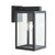 Forum Hestia E27 Glass Panel Box Lantern - Anthracite - ZN-38205-ANTH